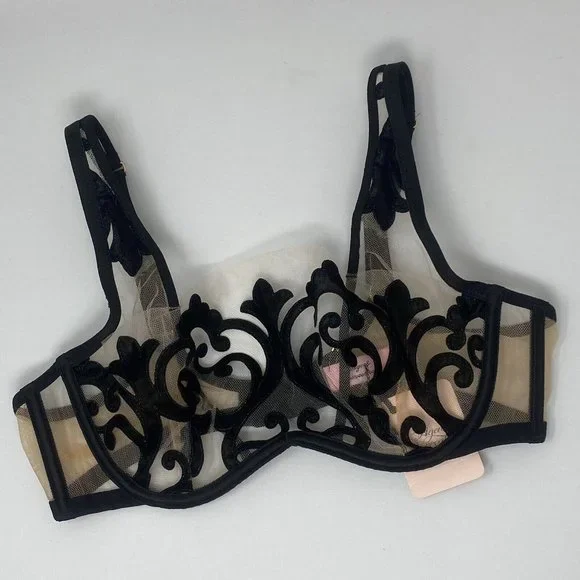 Agent Provocateur Haylie Black Bra 34B NWT - Picture 8 of 11